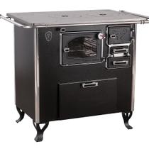 Fogão A Lenha Com Forninho Com Caixa Esquerdo Preto Fornos Pinhal N2 Fogão A Lenha Com Forninho Com Caixa Esquerdo Preto Fornos Pinhal N2