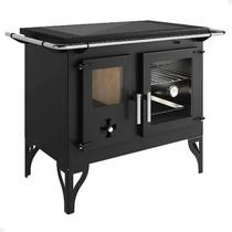 Fogão A Lenha Dupla Combustão Tampo De Vidro F700V Metávila