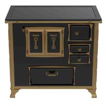 Fogão a Lenha GII N 2 Renaissance Premium Preto SE Venax