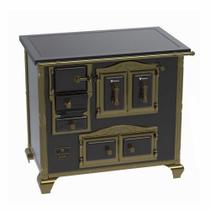 Fogão a Lenha N 02 Imperador Preto Gab. Chapa Vitrocerâmica Saída Direita S/ Tampa - Venax Fogão a Lenha N 02 Imperador Preto Gab. Chapa Vitrocerâmica Saída Direita S/ Tampa - Venax