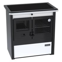 Fogao a Lenha N 1 Le Corbusier Dupla Combustao Branco - VENAX