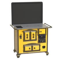 Fogao a Lenha N 2 Gab Imperador Amarelo com Tampa - VENAX