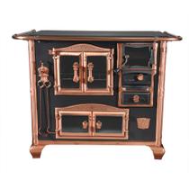 Fogao a Lenha N 2 Princess Preto Rose Gold com Tampa