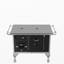 Fogão a Lenha N01 Petrycoski Saída a Direita Preto