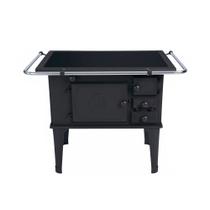 Fogão a Lenha N02 3E Porta Ferro Chapa De Vitrocerâmica Esq Fogão a Lenha N02 3E Porta Ferro Chapa De Vitrocerâmica Esq