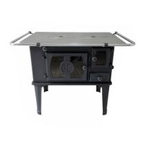 Fogão a Lenha N02 3E Porta Vidro Chapa De Ferro Fundido Esq Fogão a Lenha N02 3E Porta Vidro Chapa De Ferro Fundido Esq