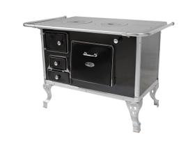 Fogão A Lenha N2 Ferro Fundido Direito Preto - Clarice