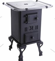 Fogão A Lenha Nº 00 Ferro Fundido Preto 3E Fogão A Lenha Nº 00 Ferro Fundido Preto 3E