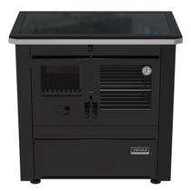 Fogão a Lenha Nº 2 Dupla Combustão Le Corbusier Preto Venax Fogão a Lenha Nº 2 Dupla Combustão Le Corbusier Preto Venax