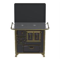 Fogão a Lenha Nº 2 Renaissance Preto SD Venax Fogão a Lenha Nº 2 Renaissance Preto SD Venax