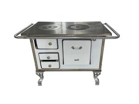 Fogão a Lenha Número 01 Direito Branco - Oeste Fogão a Lenha Número 01 Direito Branco - Oeste