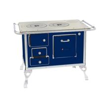 Fogão a Lenha Tradicional 02 Venâncio Gabinete Azul FL2GCX Fogão a Lenha Tradicional 02 Venâncio Gabinete Azul FL2GCX