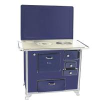 Fogão a Lenha Tradicional 02 Venâncio Gabinete com Tampa Azul Fogão a Lenha Tradicional 02 Venâncio Gabinete com Tampa Azul