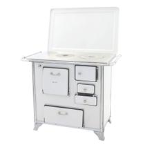 Fogão a Lenha Tradicional 02 Venâncio Gabinete com Tampa Branco Fogão a Lenha Tradicional 02 Venâncio Gabinete com Tampa Branco