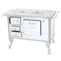 Fogão a Lenha Tradicional 02 Venâncio sem Tampa Branco Fogão a Lenha Tradicional 02 Venâncio sem Tampa Branco