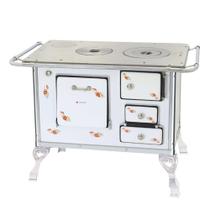 Fogão a Lenha Tradicional Venâncio 01 Branco Florido Fogão a Lenha Tradicional Venâncio 01 Branco Florido
