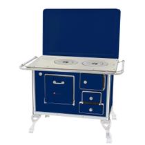 fogão a Lenha Tradicional Venâncio 02 Azul com Tampa 2etaz fogão a Lenha Tradicional Venâncio 02 Azul com Tampa 2etaz