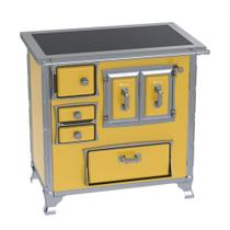 Fogao a Lenha Venax GII n 1 Sec XVIII Premium Amarelo Gab