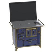 Fogao a Lenha Venax GII n 2 Renaissance Azul Cald Fogao a Lenha Venax GII n 2 Renaissance Azul Cald