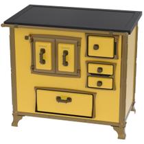 Fogao a Lenha Venax GII n 2 Renaissance Premium Amarelo Fogao a Lenha Venax GII n 2 Renaissance Premium Amarelo