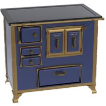 Fogao a Lenha Venax GII n 2 Renaissance Premium Azul Fogao a Lenha Venax GII n 2 Renaissance Premium Azul