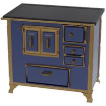 Fogao a Lenha Venax GII n 2 Renaissance Premium Azul Fogao a Lenha Venax GII n 2 Renaissance Premium Azul