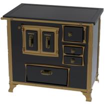 Fogao a Lenha Venax GII n 2 Renaissance Premium Preto Fogao a Lenha Venax GII n 2 Renaissance Premium Preto