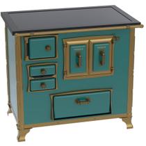 Fogao a Lenha Venax GII n 2 Renaissance Premium Turquesa