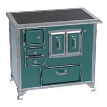 Fogao a Lenha Venax GII n 2 Sec XVIII Premium Turquesa Gab