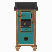 Fogao a Lenha Venax n 00 Imperador Premium Turquesa