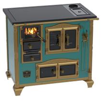 Fogao a Lenha Venax n 2 Imperador Premium Caldeira Turquesa Fogao a Lenha Venax n 2 Imperador Premium Caldeira Turquesa