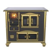 Fogao a Lenha Venax n 2 Princess Premium Preto Gold