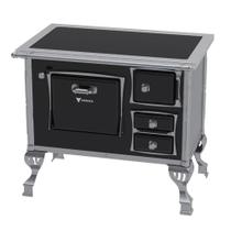 Fogão a Lenha Venax N1 Saída Esquerda 34978 Premium Chapa em Vitrocerâmico Sem Tampa Fogão a Lenha Venax N1 Saída Esquerda 34978 Premium Chapa em Vitrocerâmico Sem Tampa