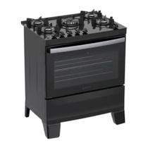Fogão Agile 5 Bocas Automático Mesa de Vidro Tripla Chama Atlas