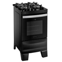 Fogão Atlas Agile Up Glass 4Q - Preto Pratikza
