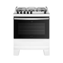 Fogão Atlas Agile Up Piso 5 Bocas Branco Mesa de Inox Bivolt (300001723)