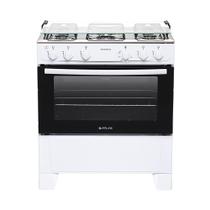 Fogão Atlas Mônaco Plus 5 Bocas Mesa Inox Automático Branco Fogão Atlas Mônaco Plus 5 Bocas Mesa Inox Automático Branco