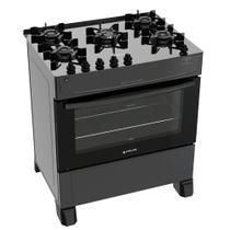 Fogão Atlas Mônaco Top Glass 5 Bocas Mesa de Vidro