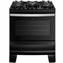 Fogão Atlas New Agile UP Glass 5 bocas mês de vidro automático Preto Bivolt Fogão Atlas New Agile UP Glass 5 bocas mês de vidro automático Preto Bivolt