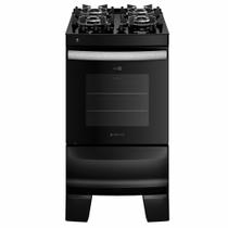 Fogão Atlas New Agile UP Glass com mesa de vidro 4 bocas preto Bivolt