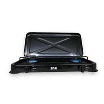 Fogão Bak Cooktop 2 Bocas A Gás Camping Portátil