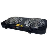 Fogão Bak Fogareiro Elétrico Portátil Espiral F2B110 Compacto Preto 2000W 600C Fogão Bak Fogareiro Elétrico Portátil Espiral F2B110 Compacto Preto 2000W 600C