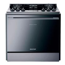 Fogão Brastemp 5 Bocas De Embutir Cor Inox Com Mesa De Vidro E Touch Timer Com Autodesligamento - BYS5VCR Fogão Brastemp 5 Bocas De Embutir Cor Inox Com Mesa De Vidro E Touch Timer Com Autodesligamento - BYS5VCR