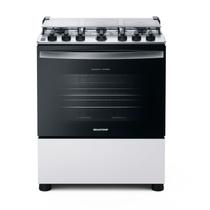 Fogão Brastemp 6 Bocas Branco Com Botões Removíveis E Exclusivo Aro Protetor - BFS6NCB Fogão Brastemp 6 Bocas Branco Com Botões Removíveis E Exclusivo Aro Protetor - BFS6NCB