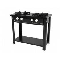 Fogão Bravo Industrial Venâncio 2 Bocas Preto BR2BPR Fogão Bravo Industrial Venâncio 2 Bocas Preto BR2BPR