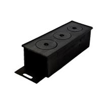 Fogão Caipira Com Chapa 3 Furos de Ferro Fundido 65x27x23cm - FUNDIÇÃO SÃO CRISTOVÃO