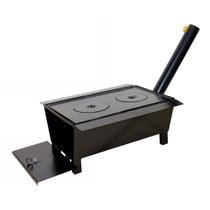 Fogão Churrasqueira Caipira Chapa 02 Furo Grelha 43x38x20cm - Ouro Minas