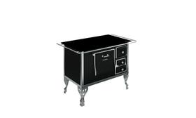 Fogão Colonial N2 Vitrocerâmica Preto Varão Esquerdo Antonow