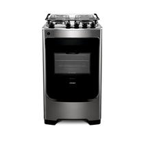 Fogão Consul 4 bocas cor Inox com acendimento automático - CFO4NAR Fogão Consul 4 bocas cor Inox com acendimento automático - CFO4NAR