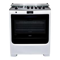 Fogão Consul 5 bocas branco com duplachama e timer digital - CFS5QAB